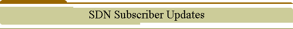SDN Subscriber Updates